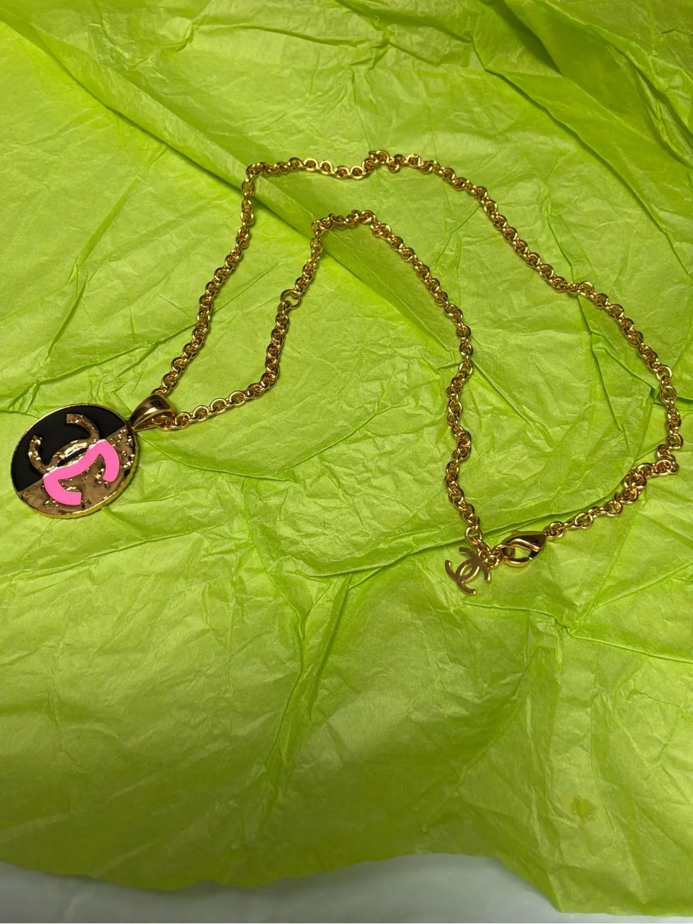 CHANEL CC Pendant Necklace 24C